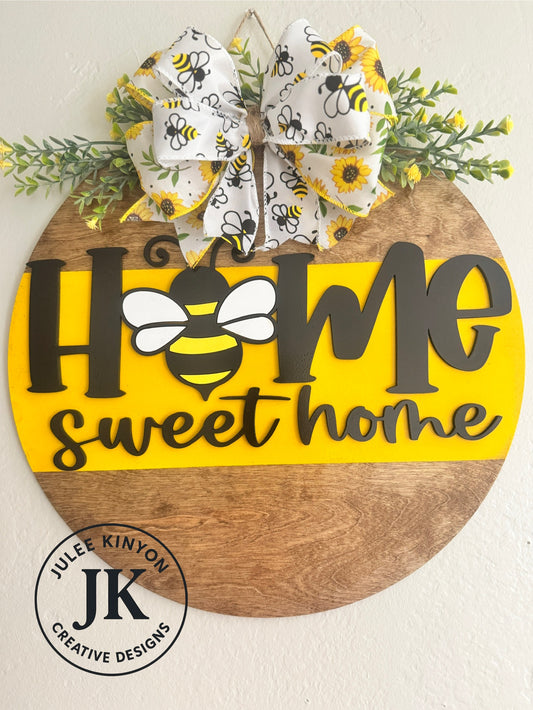 Home Bee Door Hanger