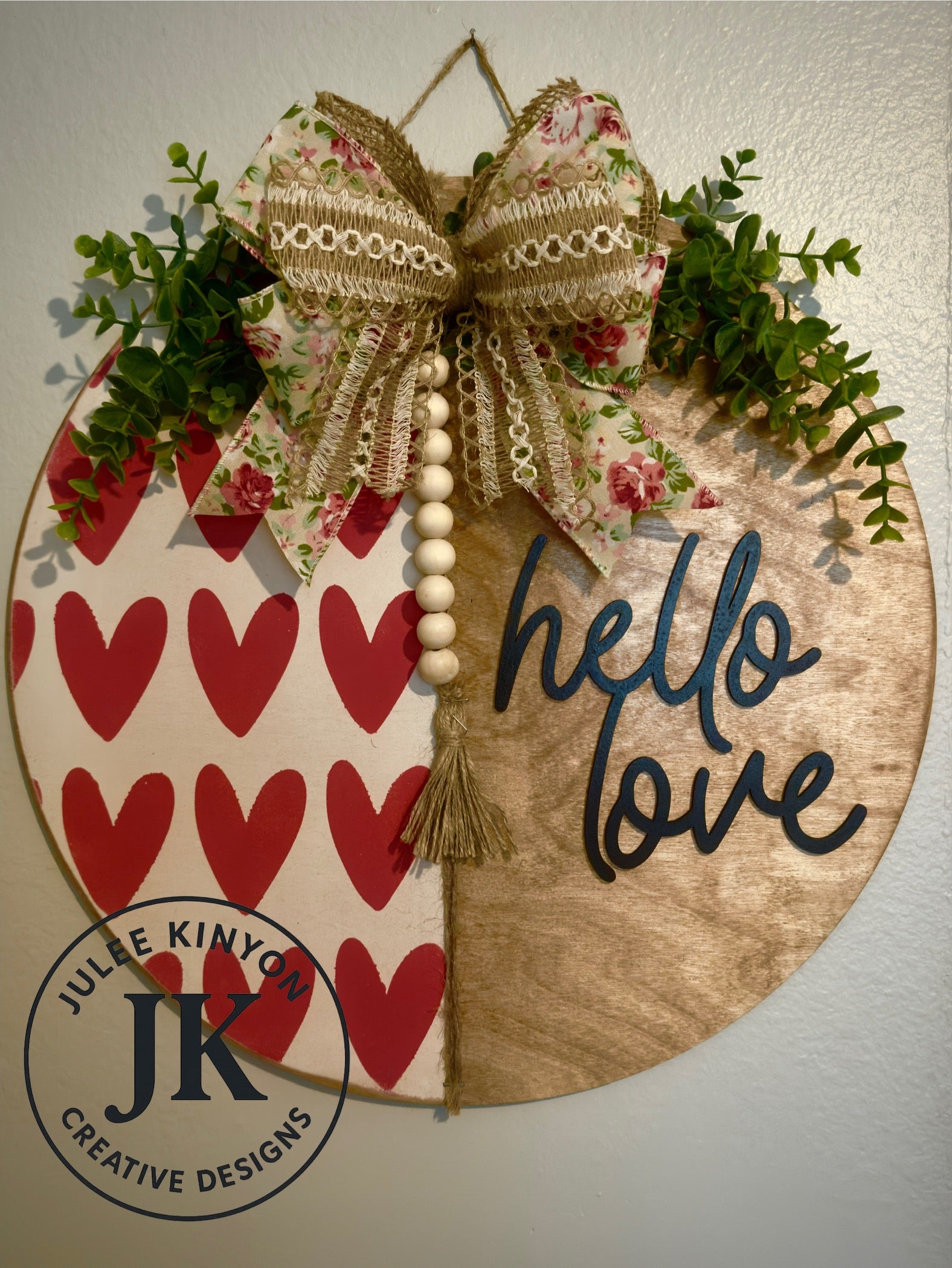 Hello Love Door Hanger